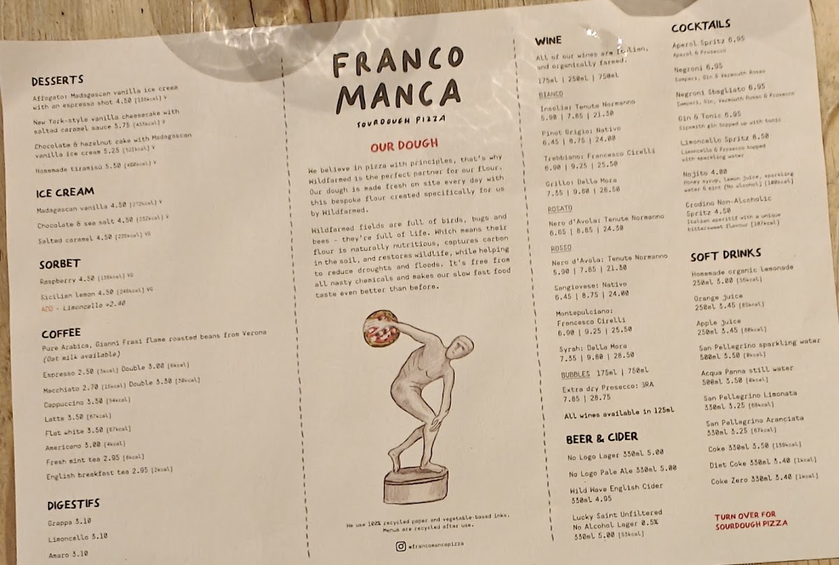 Menu Franco Manca London Bridge-2