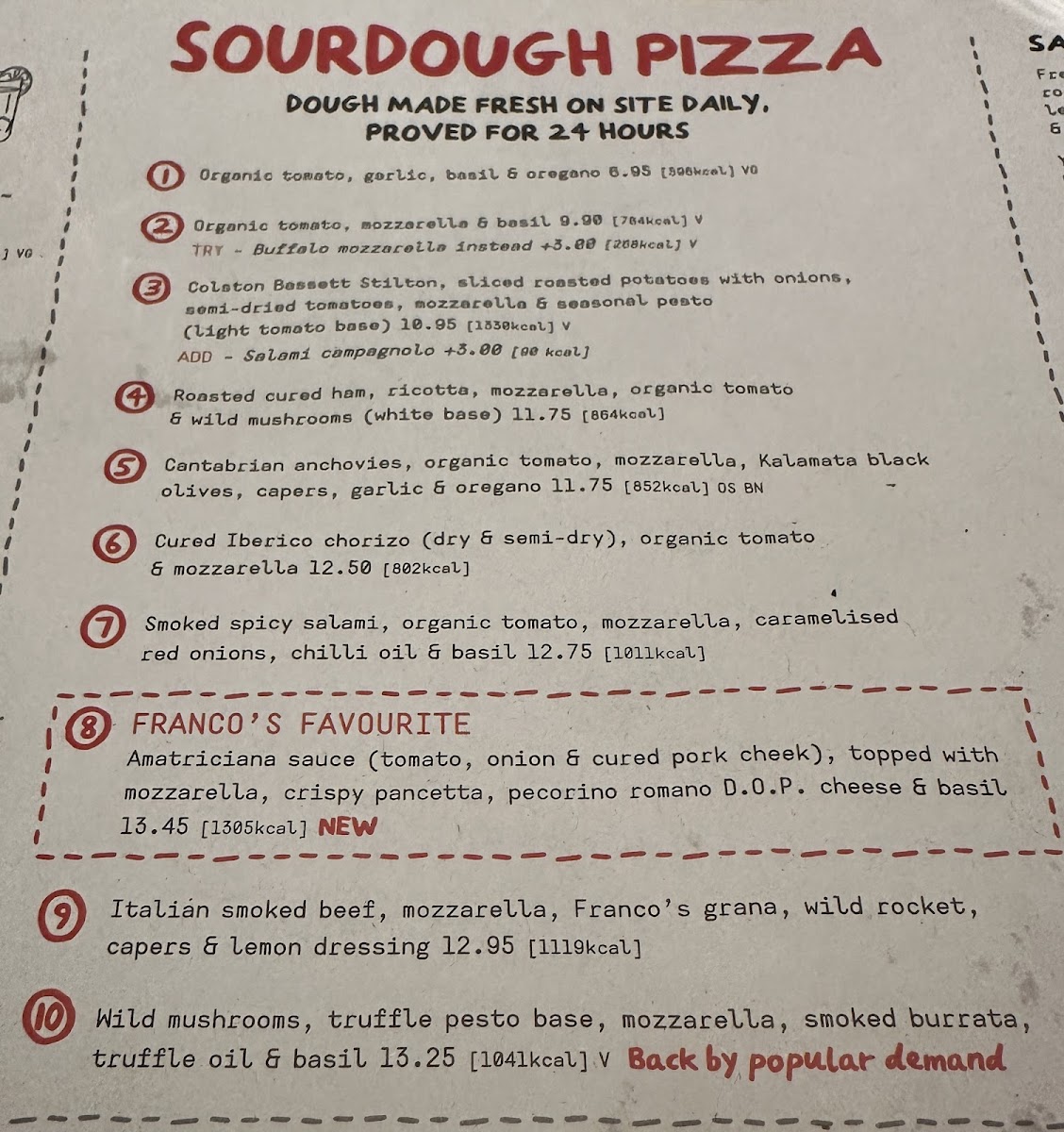 Menu Franco Manca London Bridge-5