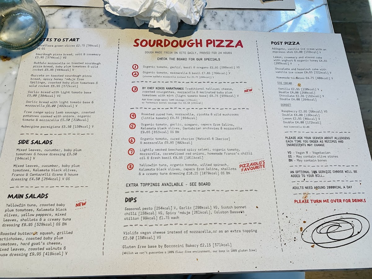 Menu Franco Manca London Bridge-8